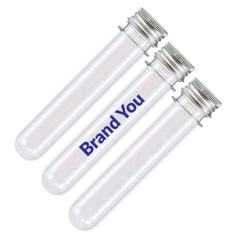 100ml Clear Plastic Test Tube with Screw Cap
