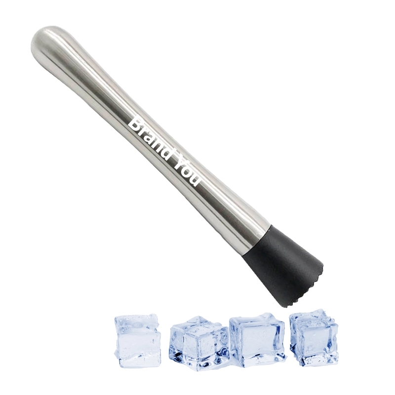 8" Stainless Steel Cocktail Muddler