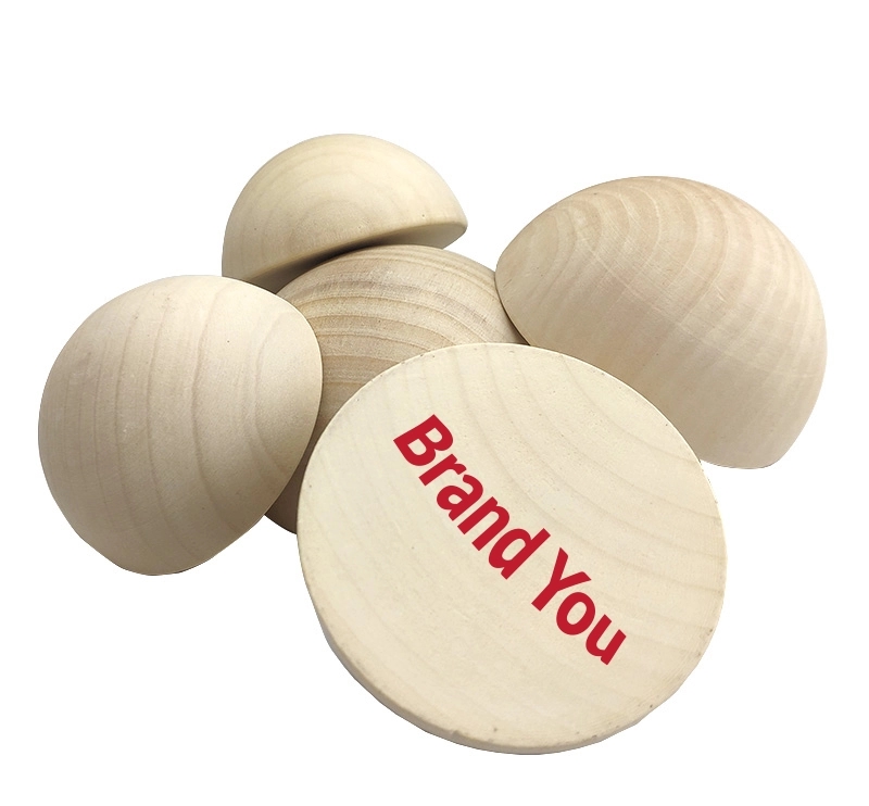 2 inch Half Wood Balls