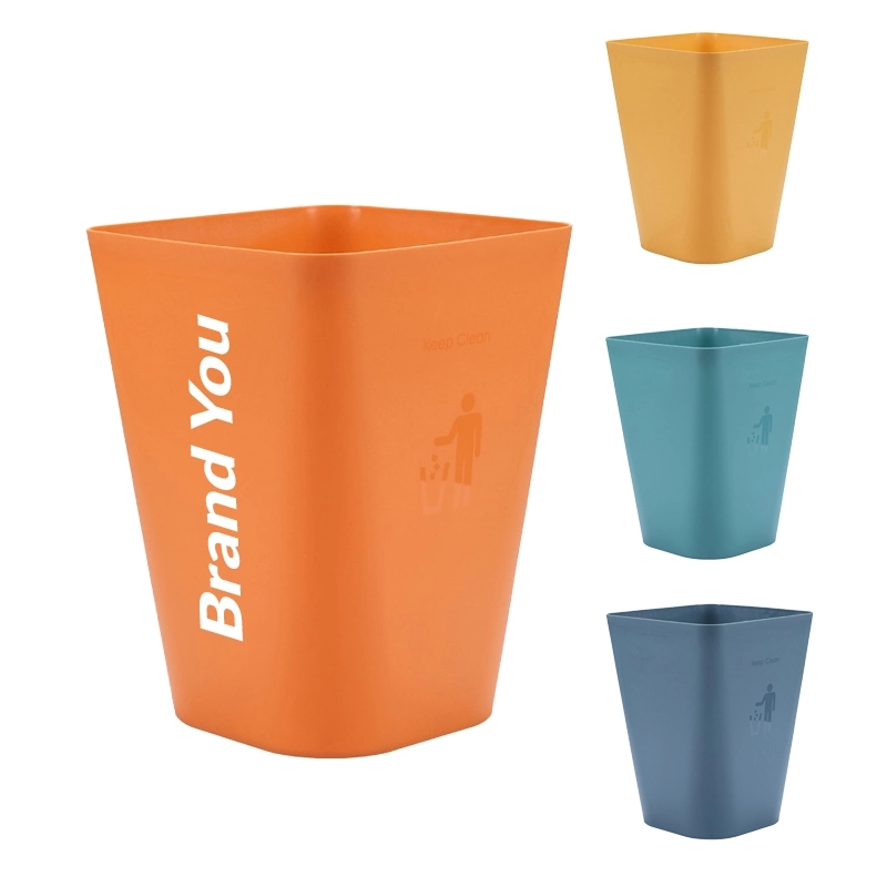 Minimalist Plastic Lidless Home Kitchen Trash Can