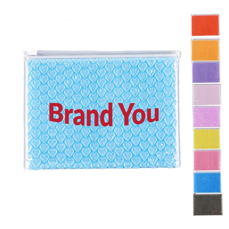 Colorful PVC Bubble Wrap Zipper Mailer for Secure Shipping