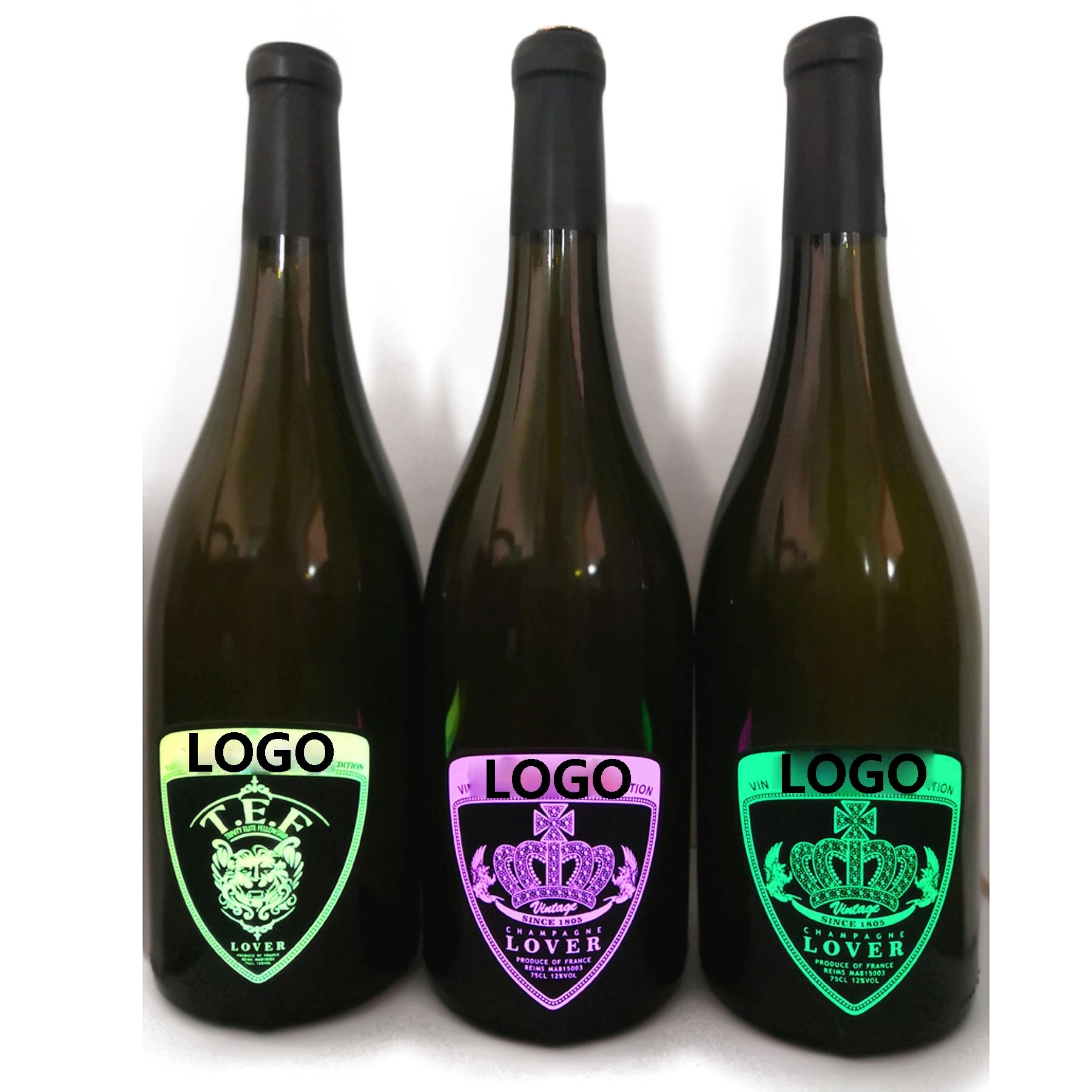 LED Wine Bottle Sticker / Sign
