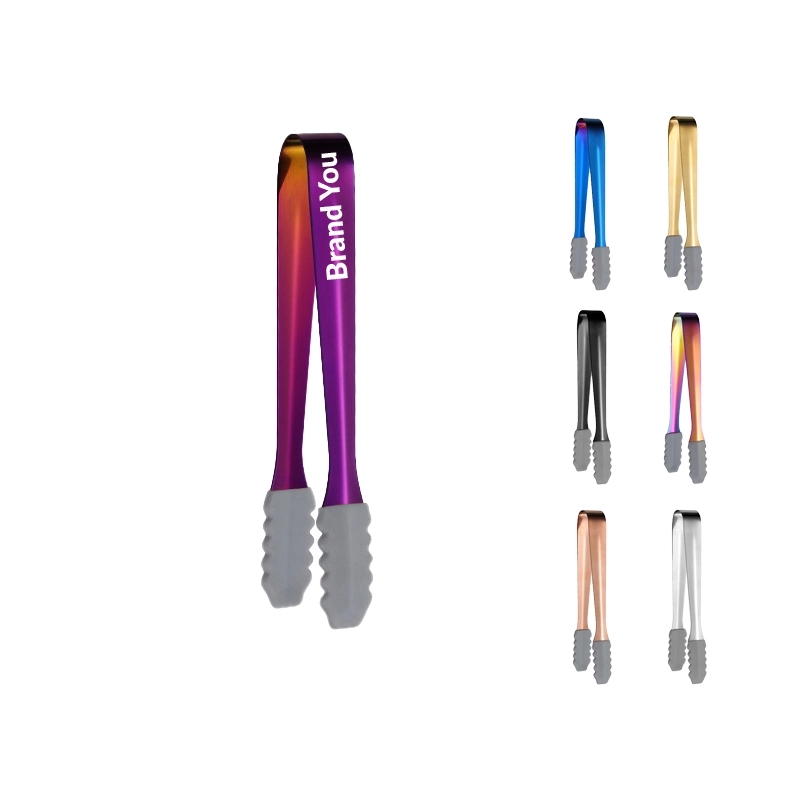 5.2 inch Mini Stainless Steel Silicone Tong