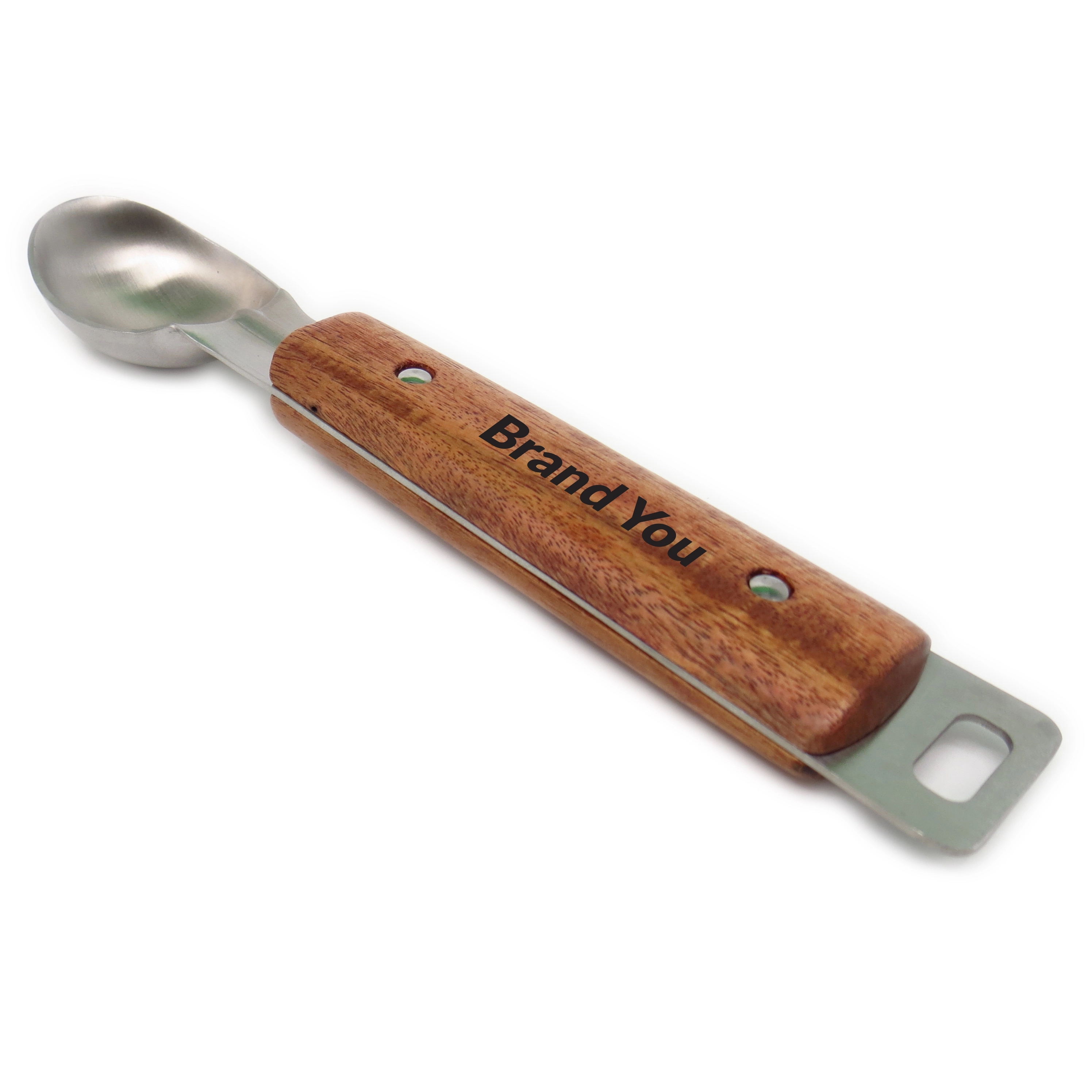 Ice Cream Scoop w/ Wood Handle