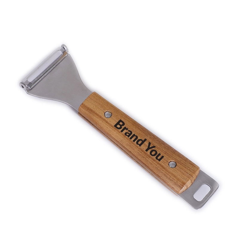 Stainless Steel Peeler w/ Wooden Handle