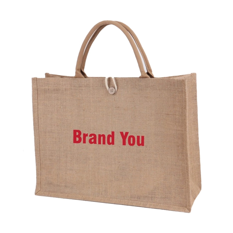 Large Jute Burlap Tote Bag