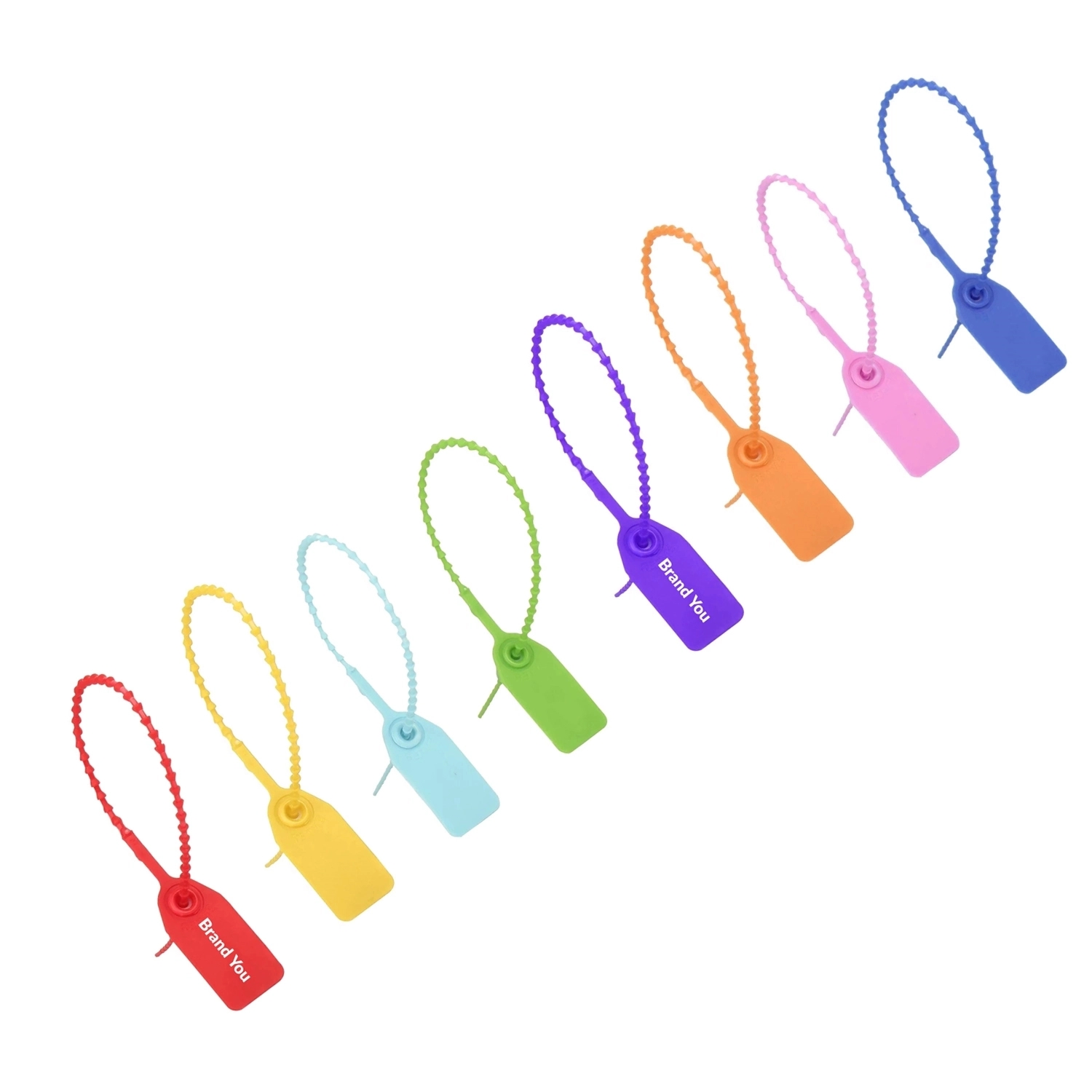 Disposable Pull Tight Plastic Safety Tamper Seal Tag