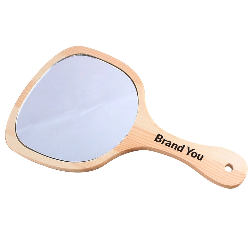 Wood Vanity Cosmetic Mirror