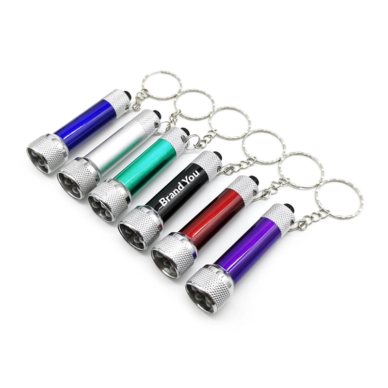 Mini Flashlights Keychain 5 Bulbs LED
