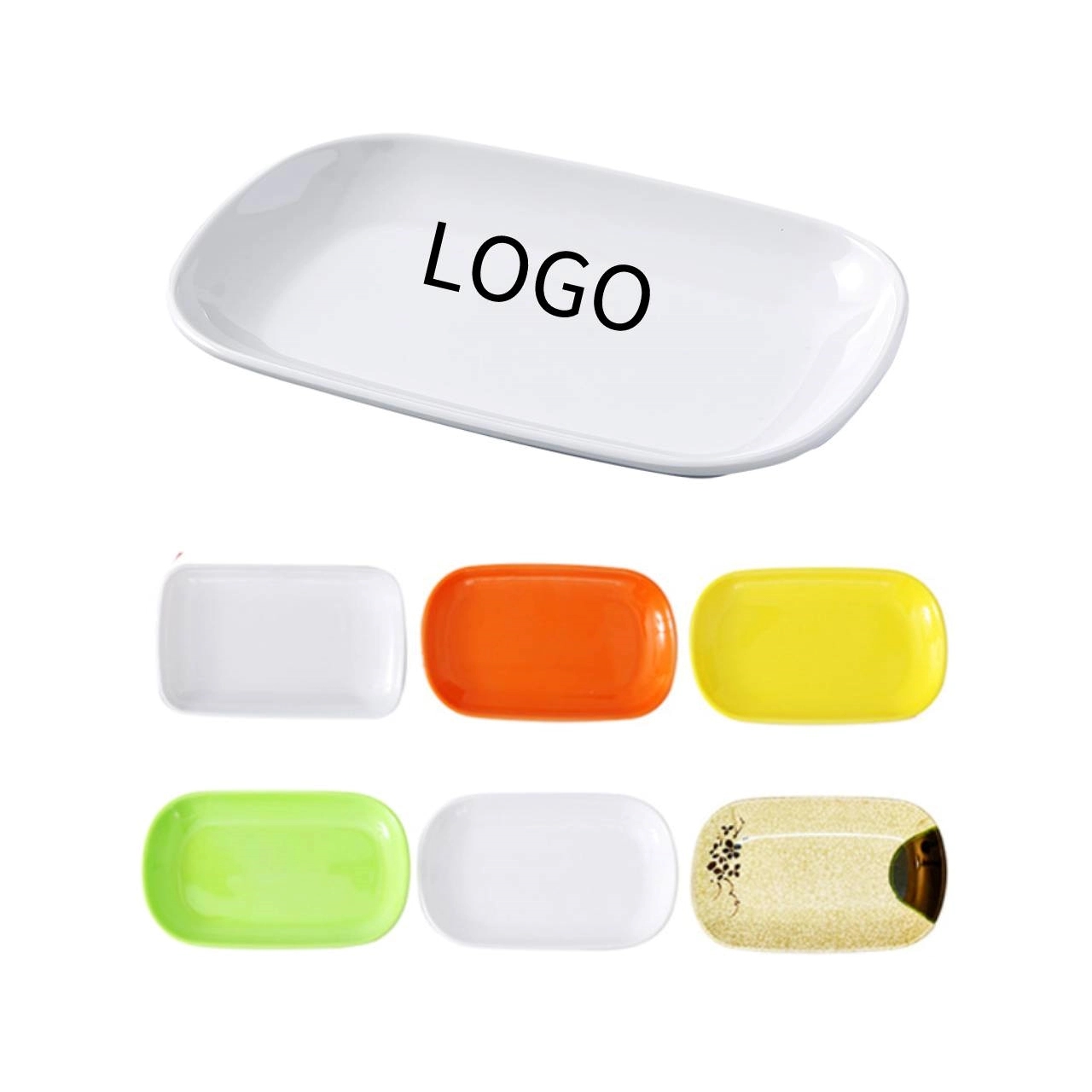 8 1/2"  Rectangular Melamine Plate