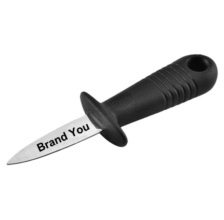 Stainless Steel Oyster Knife with Non-Slip Handle
