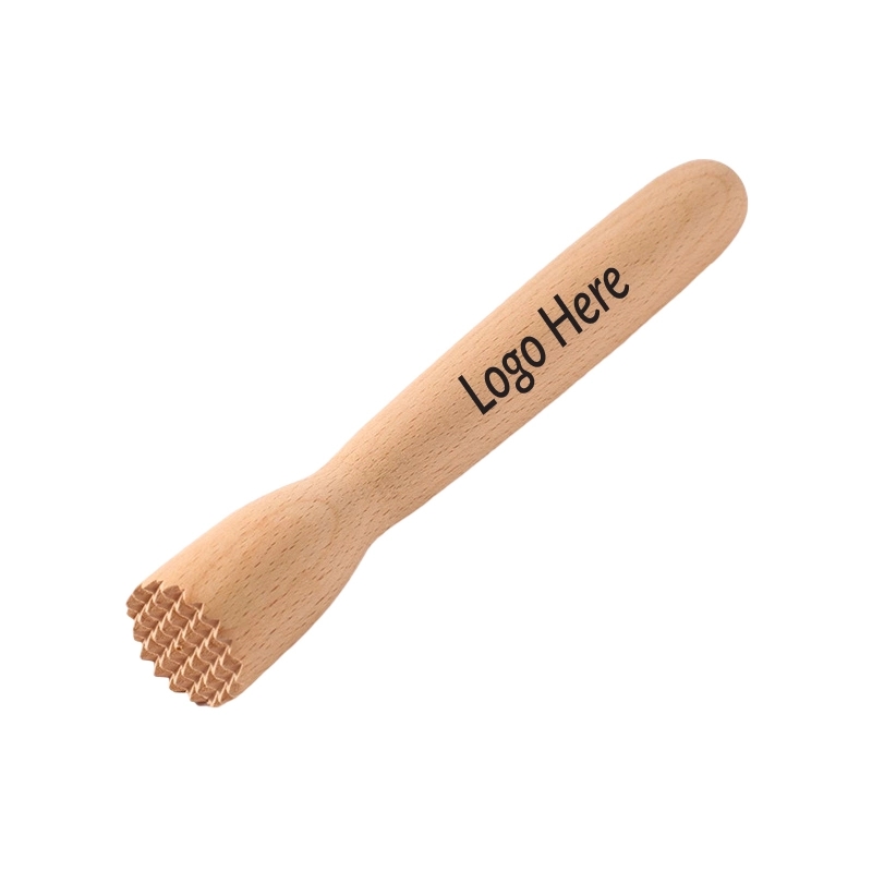 8" Wooden Muddler for Cocktails