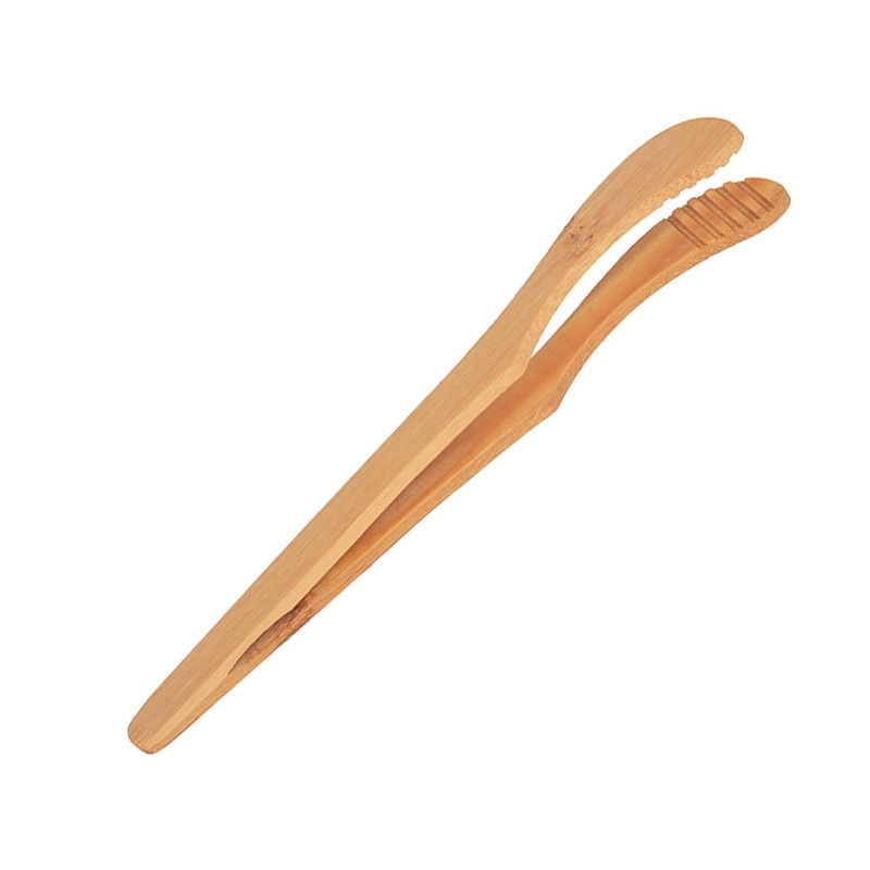 7" Bamboo Kitchen Tong