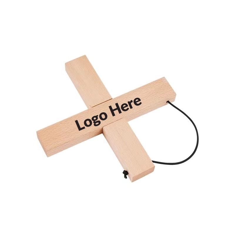 Wood Foldable X Trivet Cross Coaster Pot Holder Stand