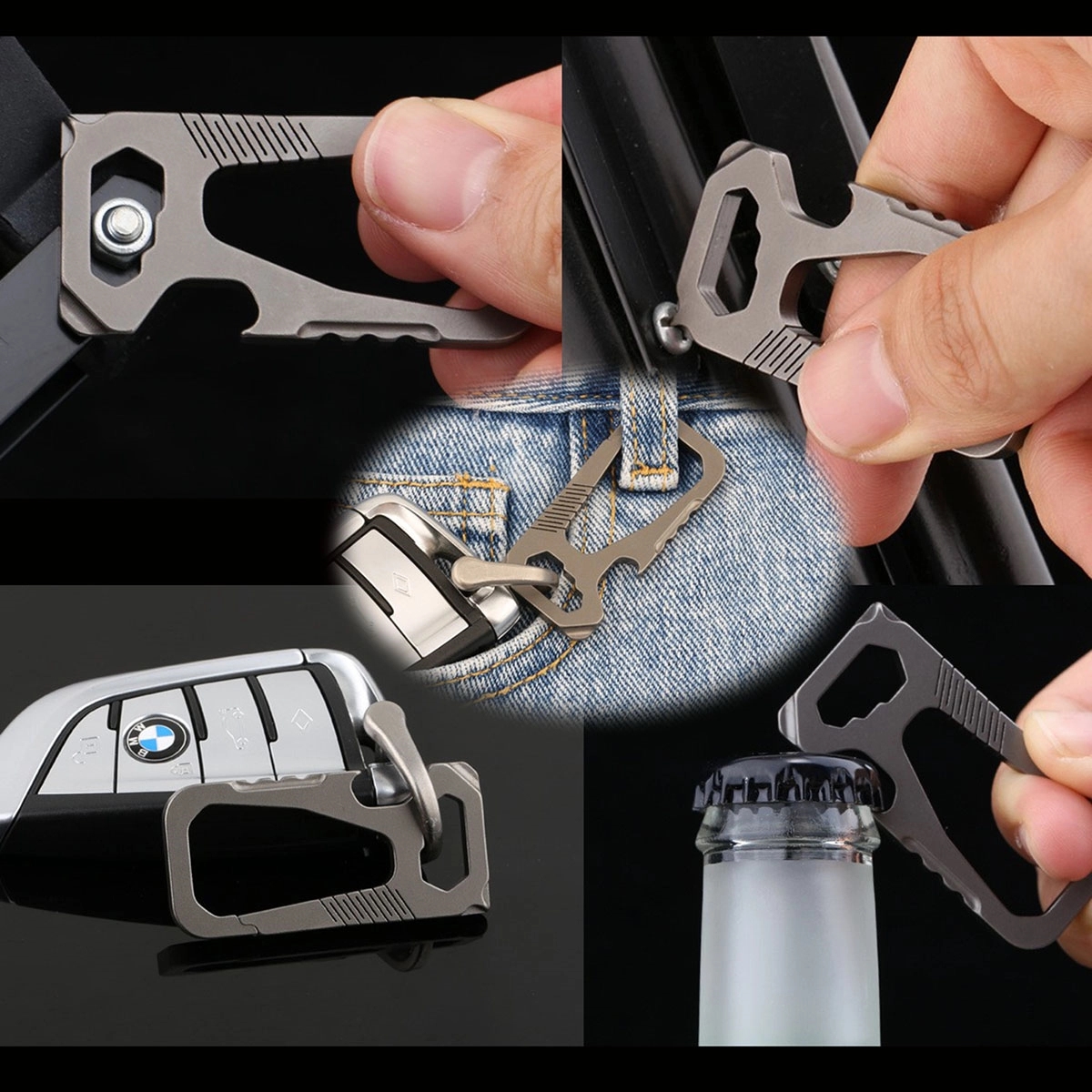 T4 Titanium Keychain Carabiner