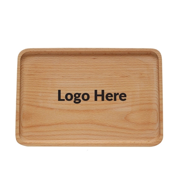 10 inch Rectangular Wooden Serving Platter Tray