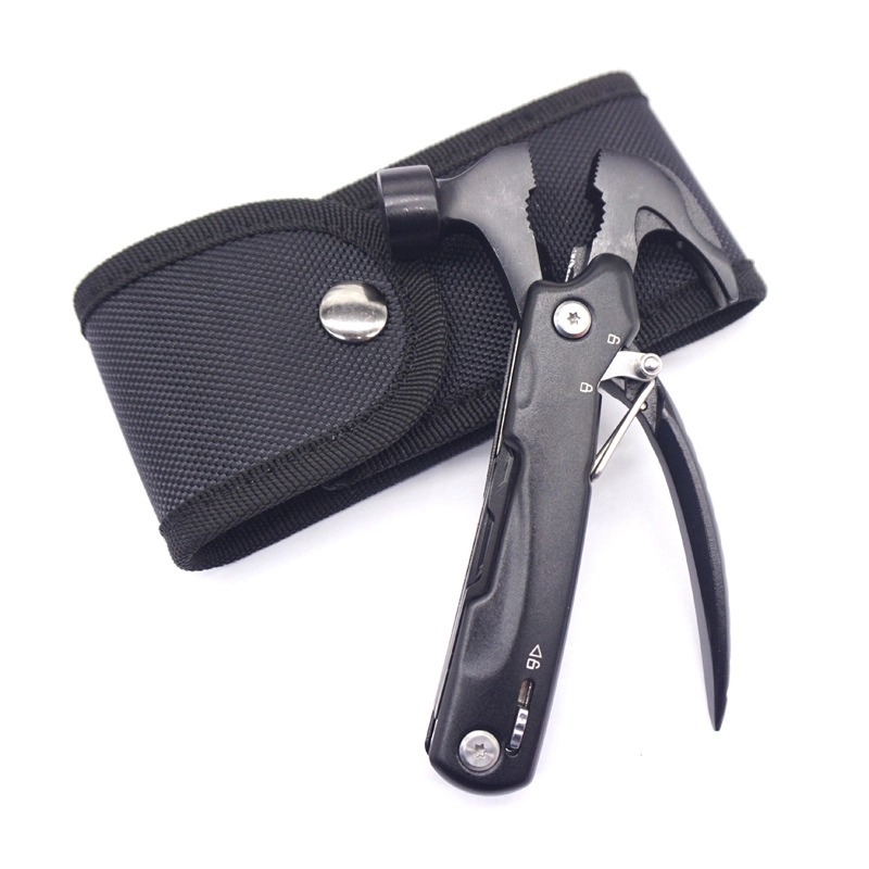 12 in 1 Multifunctional Lifesaving Hammer With Cloth Bag