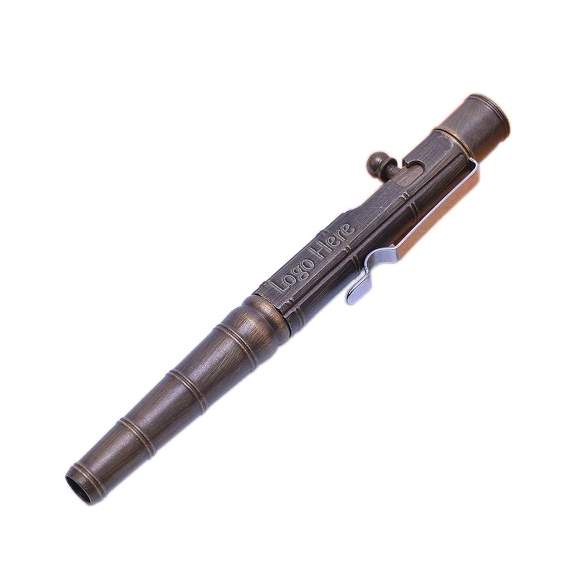 Bamboo Shaped Solid Brass Ballpoint Pen