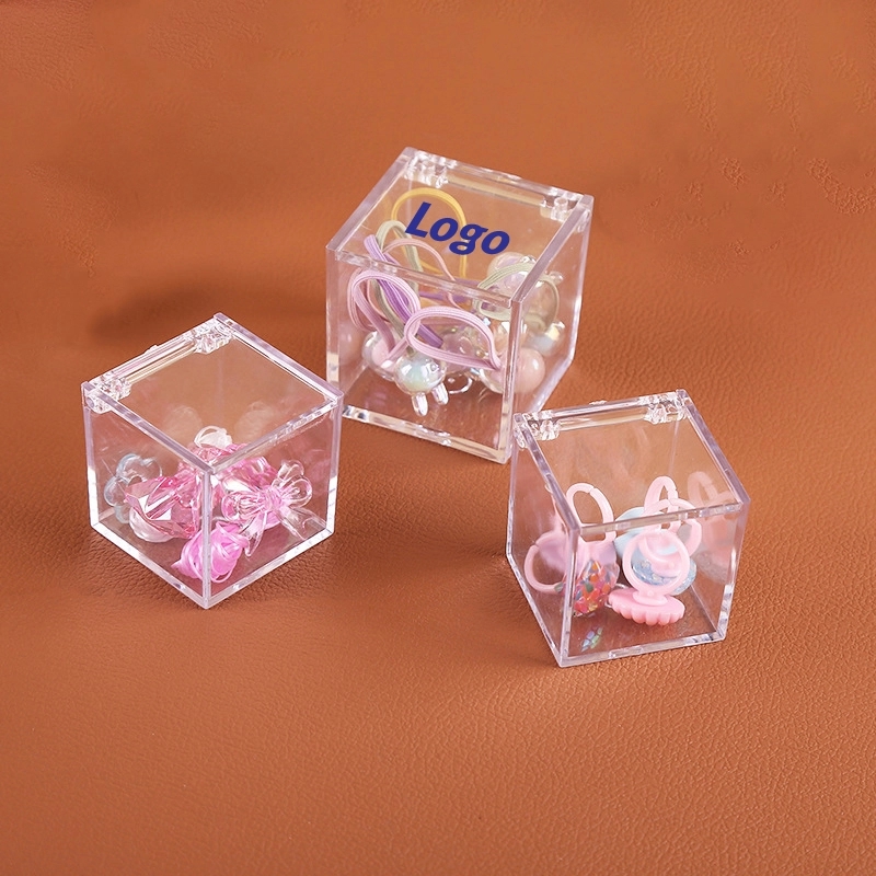 1.8 oz Clear Square Acrylic Storage Display Box