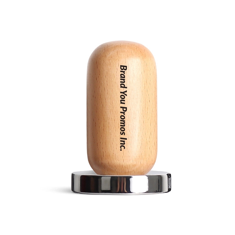 Coffee Tamper with Wooden Handle