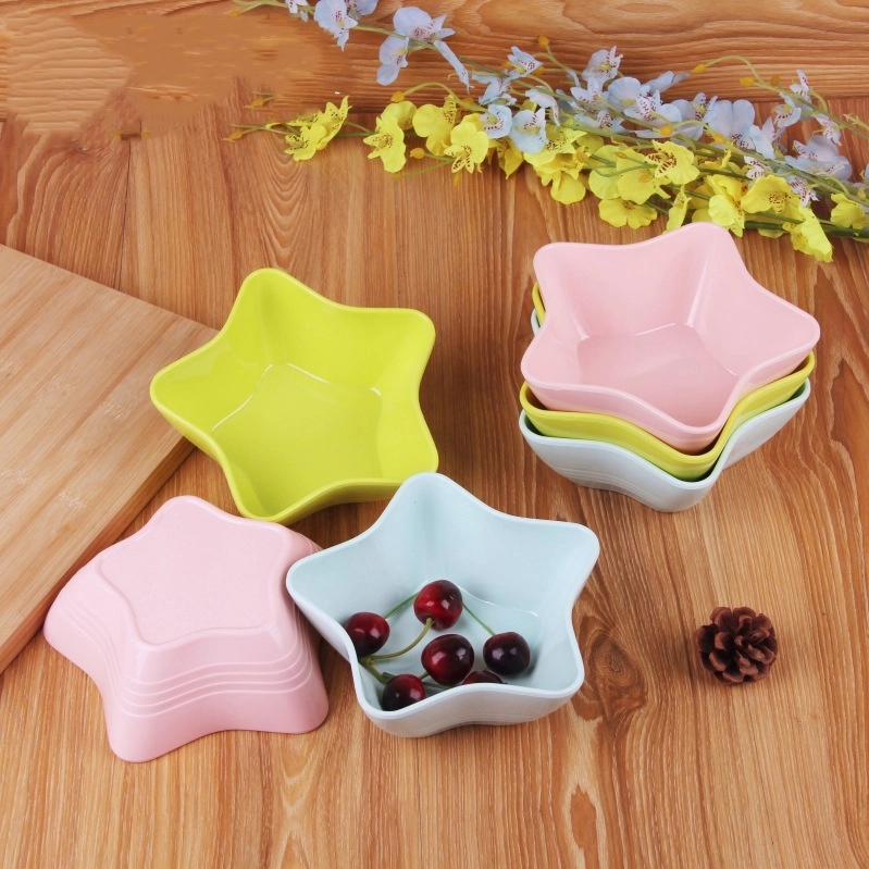 6" Melamine Star Shape Bowl