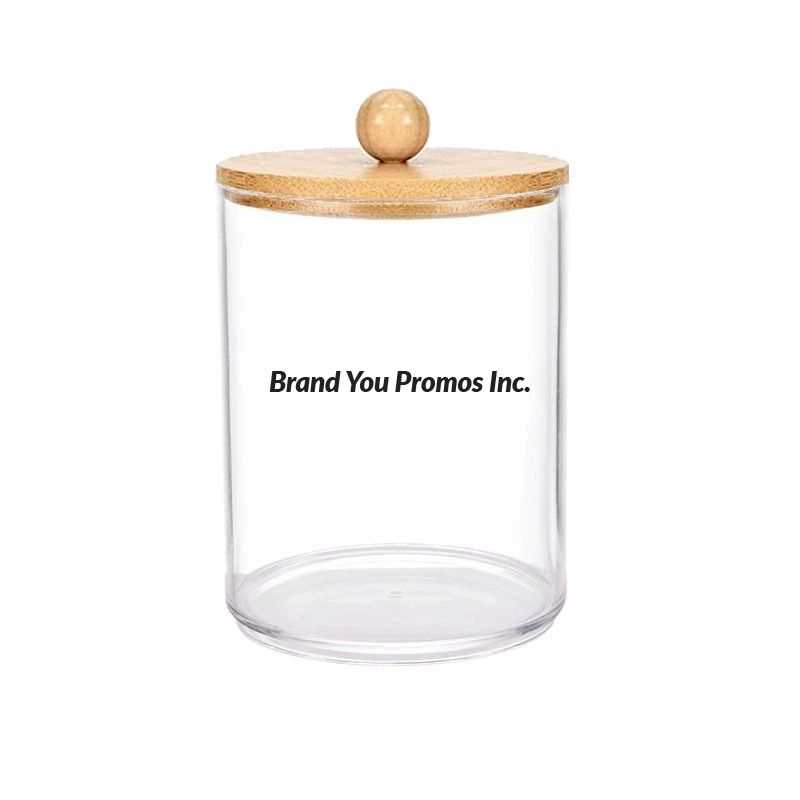 Vanity Storage Organizer Canister Jar with Lid