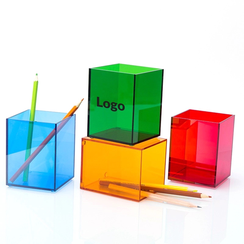 Colorful Acrylic Pencil Pen Holder Cup