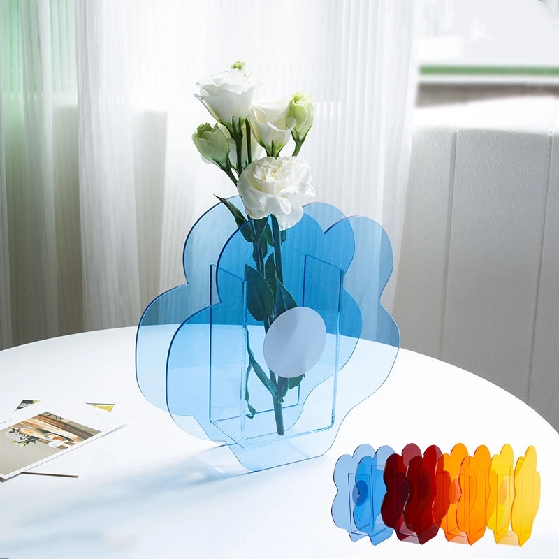 Prism Light Acrylic Vase Desktop Accent