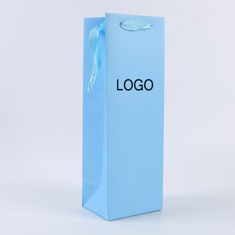 Coated Paper Wine Gift Bag