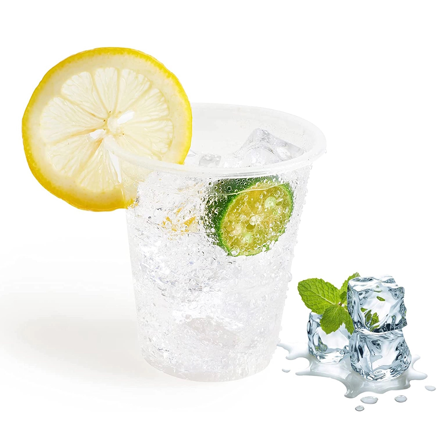 Frosted Plastic Cups - 12oz
