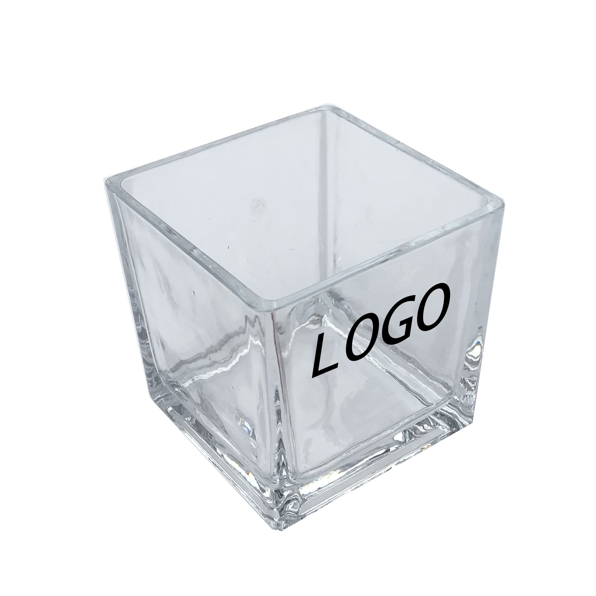 Glass Cube Vase