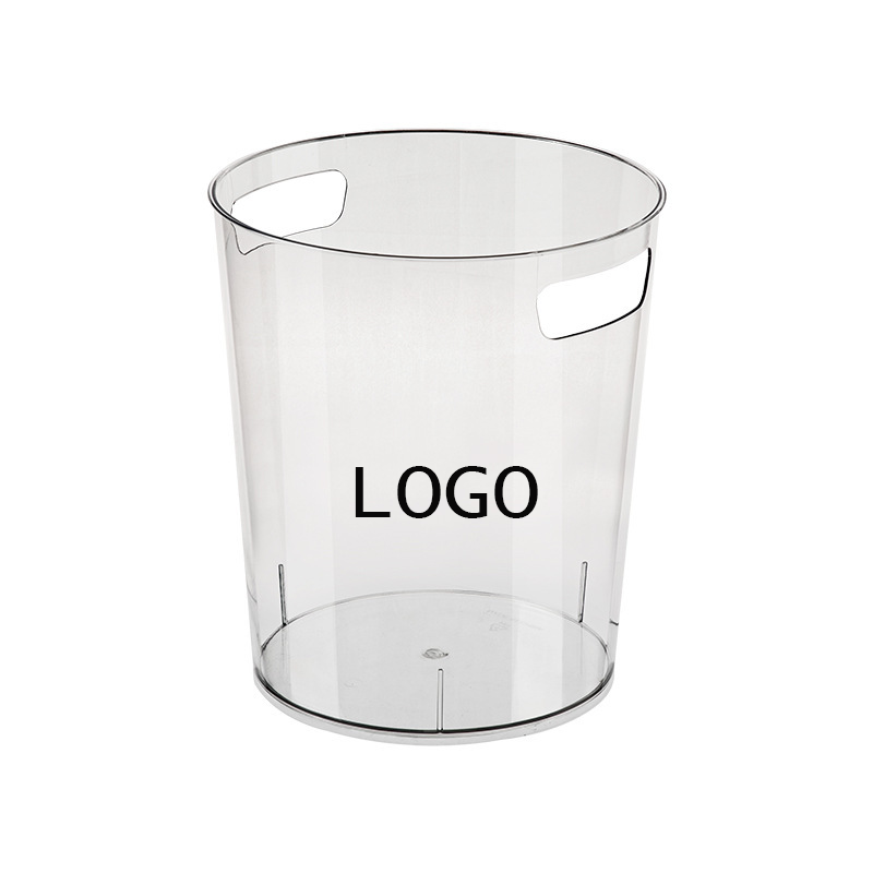 Plastic Clear Little Trash Container