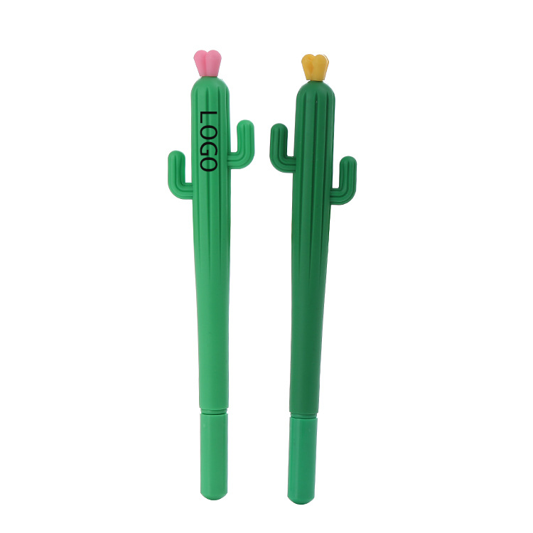 Cactus Ballpoint Gel Ink Pen - Write in Style w/ a 0.5mm Tip