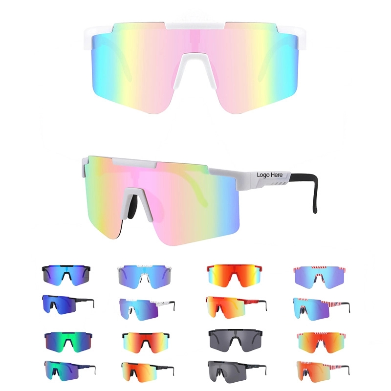 Large Frame Fashionable Polarized Sports Sunglasses