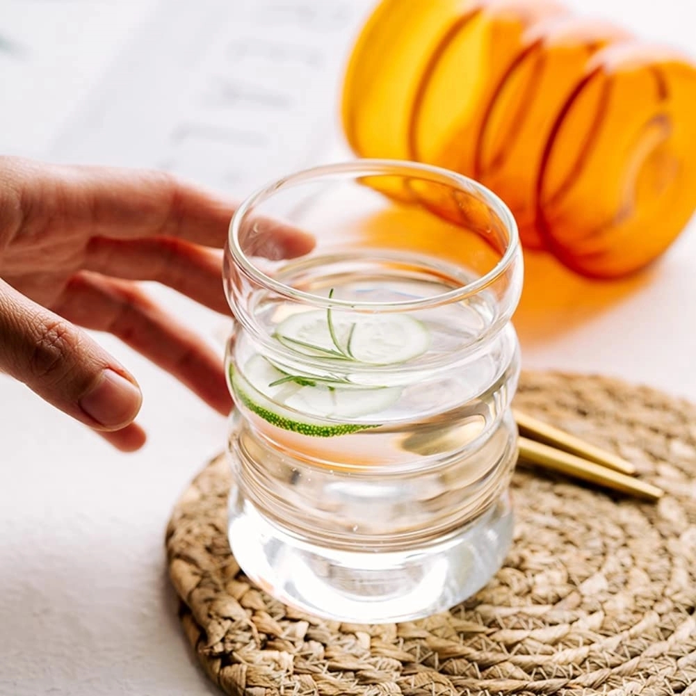 Ripple Wave Glass Mug