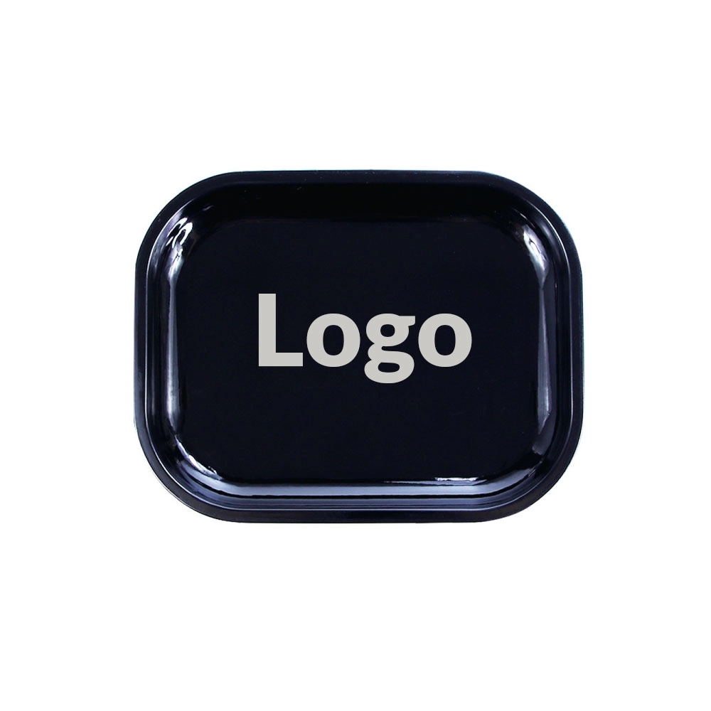 Black Tinplate Tobacco Tray