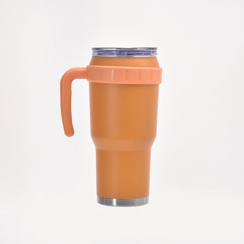 40oz Stainless Steel cup with lid and straw