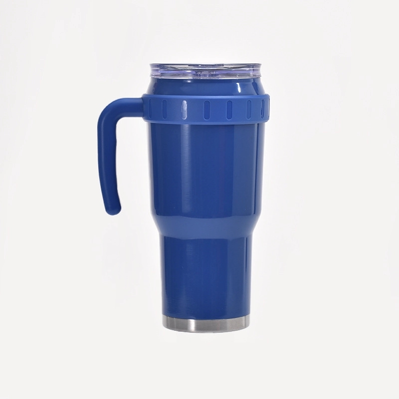 40oz Stainless Steel cup with lid and straw