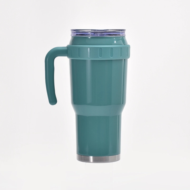 40oz Stainless Steel cup with lid and straw