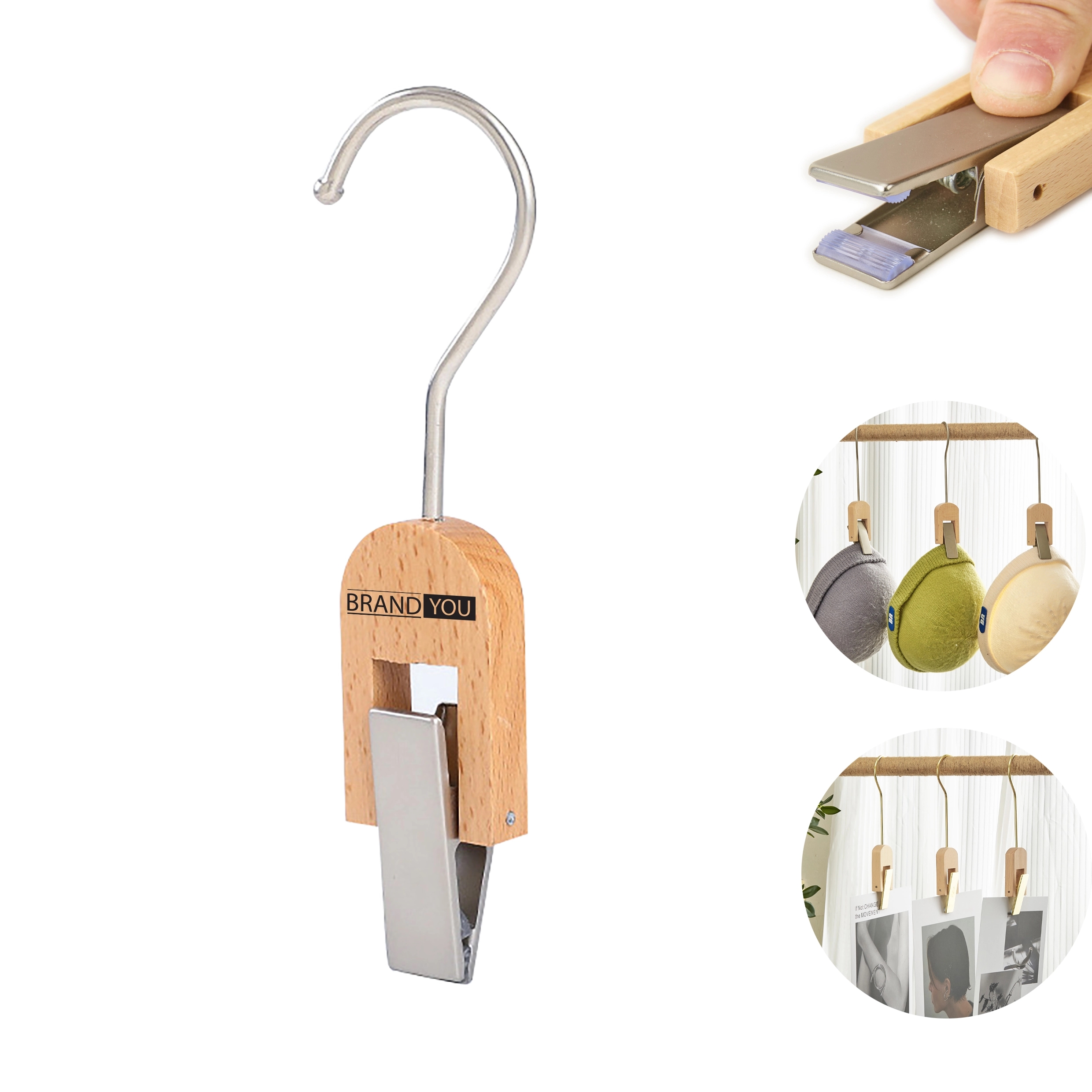Multi-functional Hook Clothes & Hat Clip
