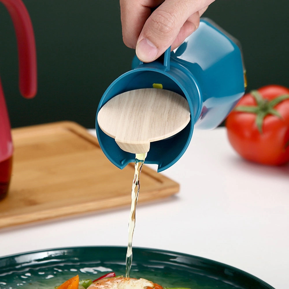 Automatic Glass Oil Dispenser with PP Sleeve and Lid