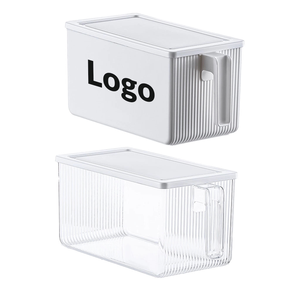 Large-Capacity Transparent Produce Preservation Box