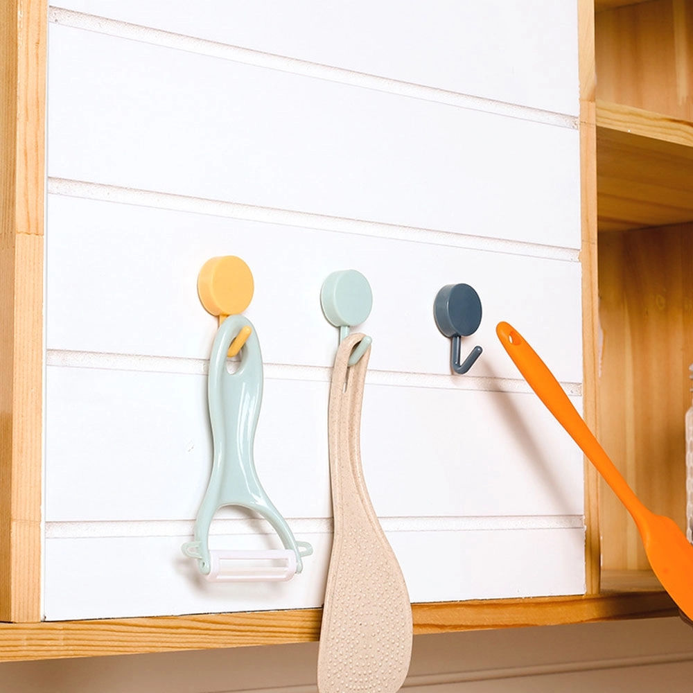 Damage-Free Adhesive Wall Hooks for Effortless Organization