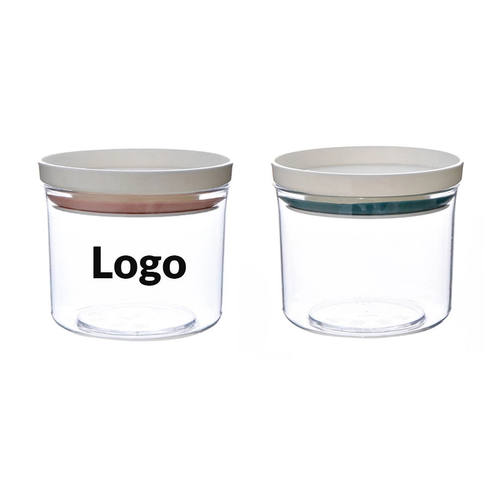 8oz Round Storage Jar for Kitchen Grains with Sealable Lid