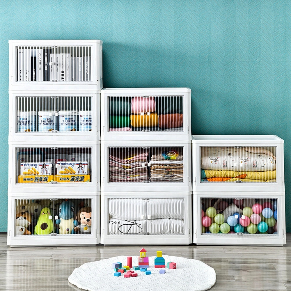 Foldable Transparent Storage Box for Home and Closet