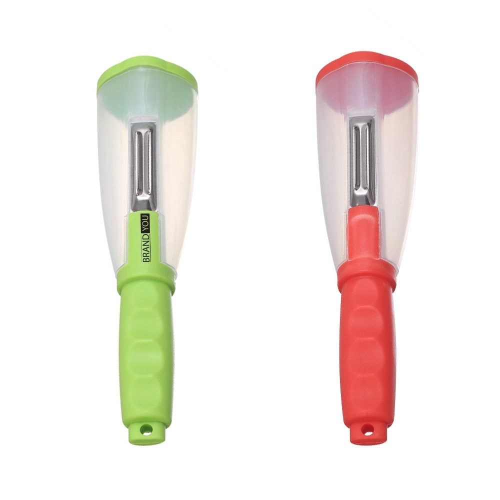 Standing Dual-Blade Peeler with Storage Container