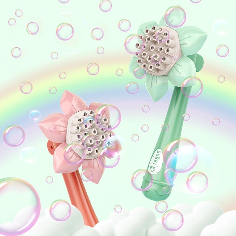 Sunflower Electric Bubble Blower for Kid's Entertainment