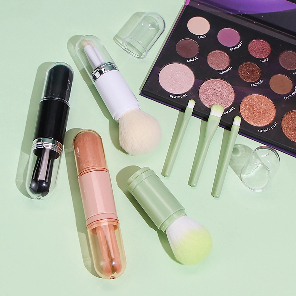 Innovative 4-In-1 Transparent Makeup Brush For Eye Beauty