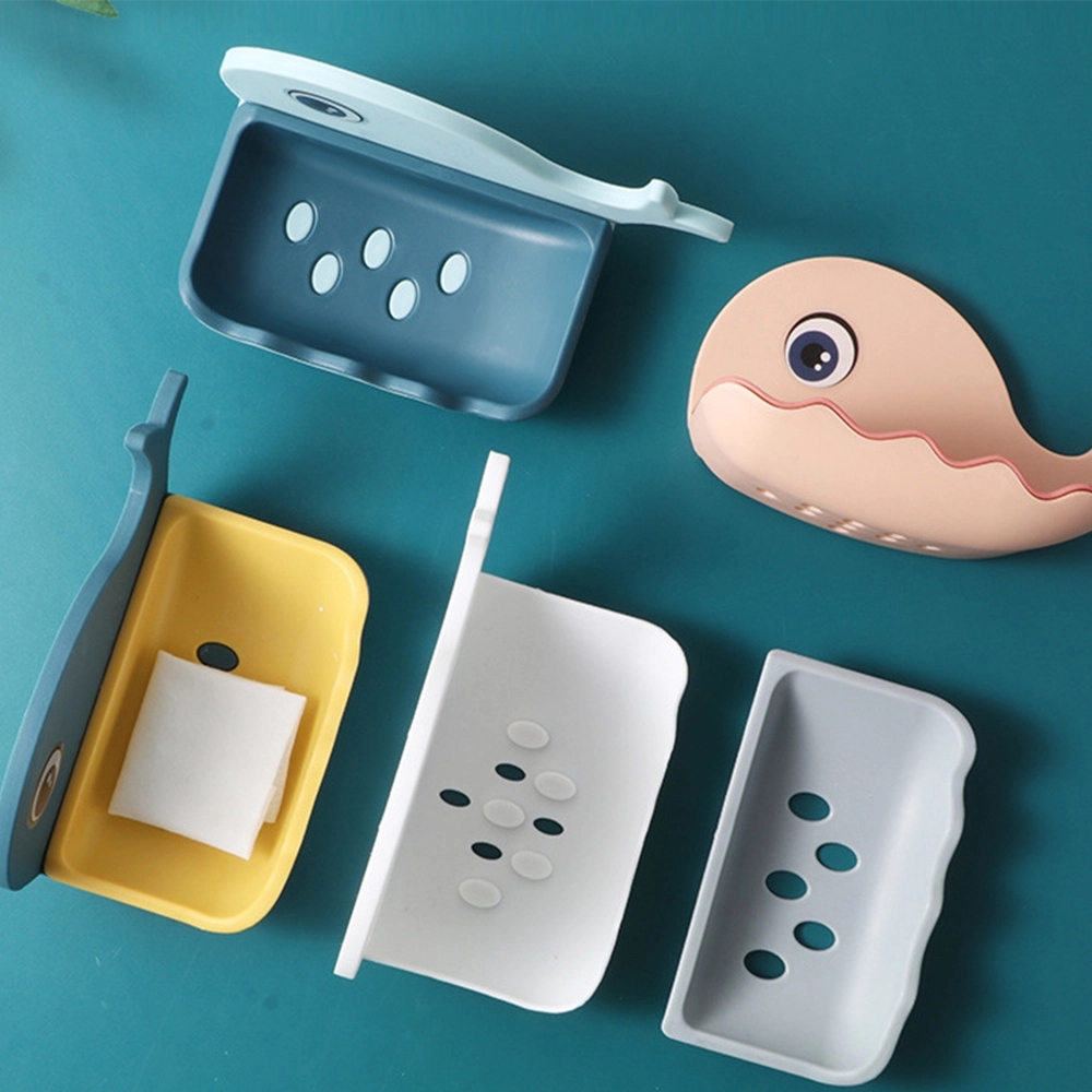 Whale Soap Dish: No-Drill Wall-Mounted Bathroom Accessory