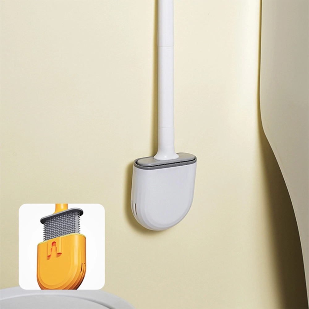 Soft Bristle Toilet Brush with Detachable Handle